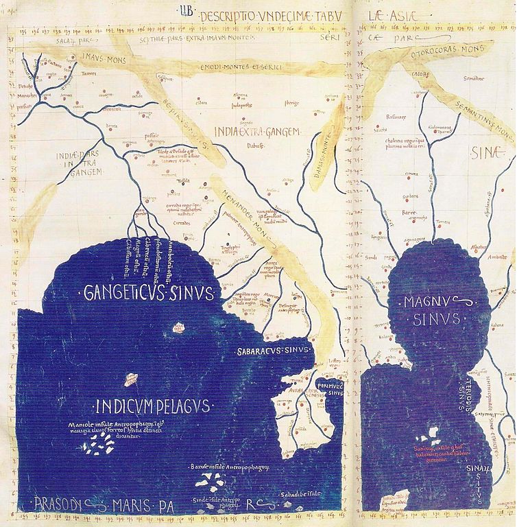 South-East Asia from Ptolemy's geography